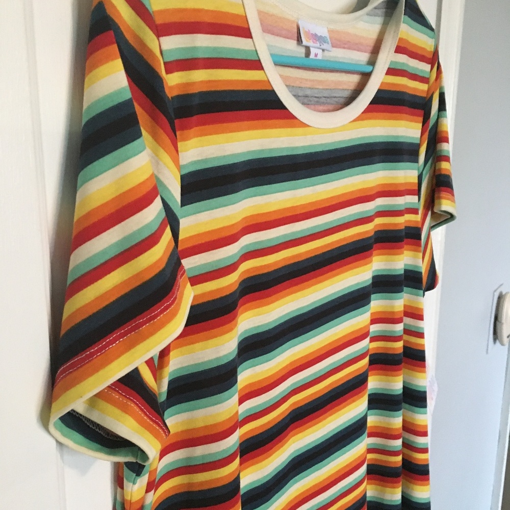 LuLaRoe Striped Jessie Dress NWT